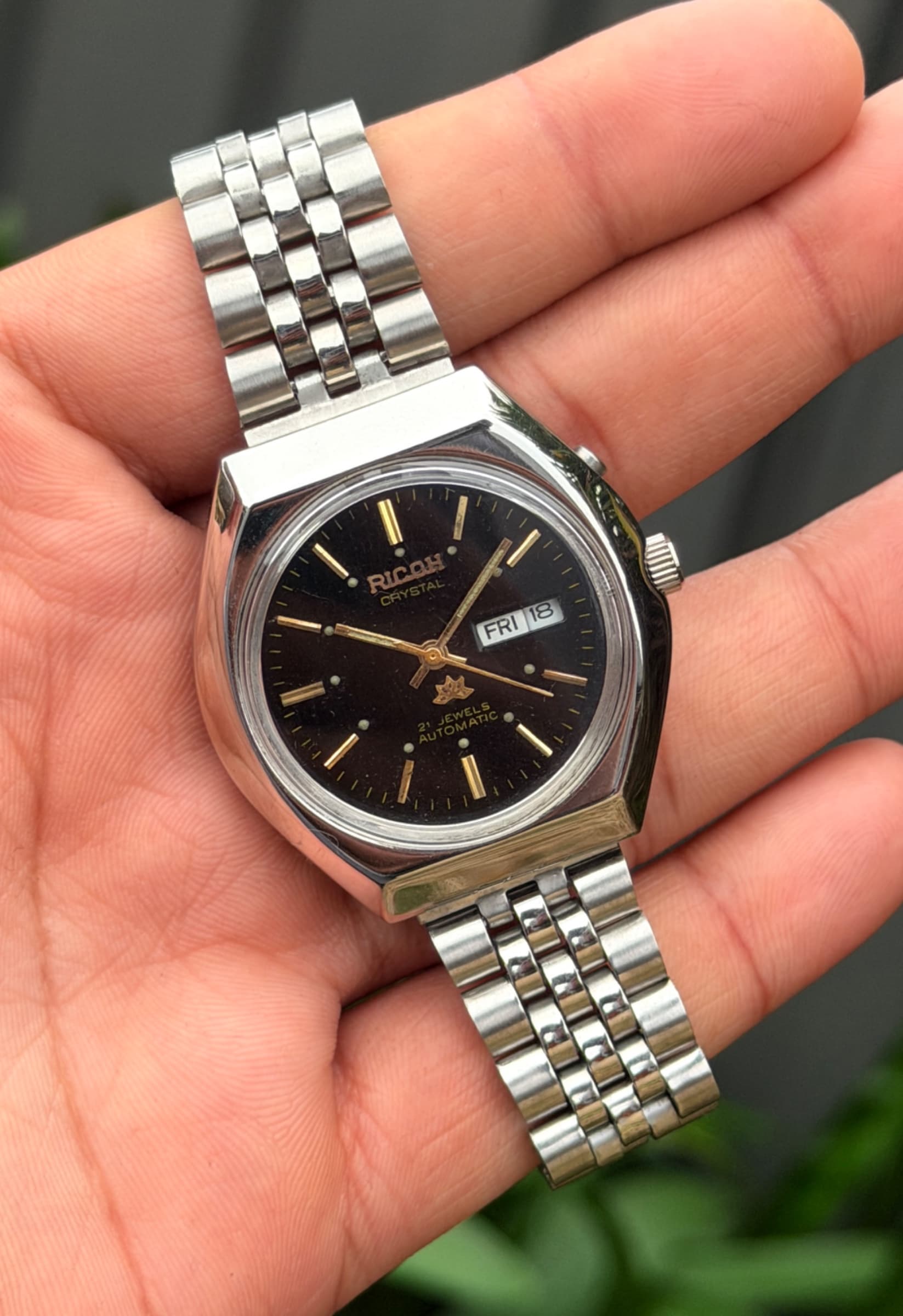 Ricoh Crystal Automatic Day-Date