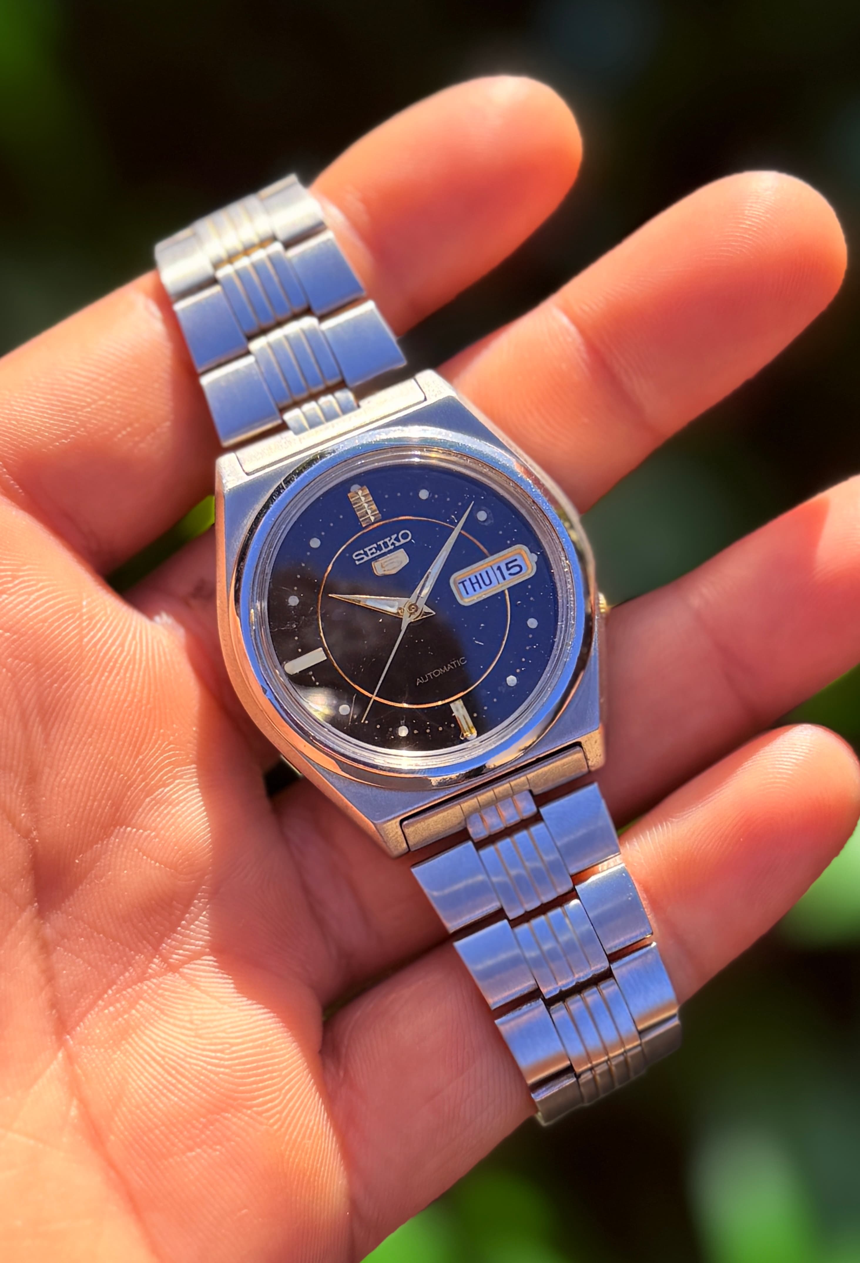 Seiko Seiko 5 Automatic Black Dial with Exhibition Caseback — photo 3