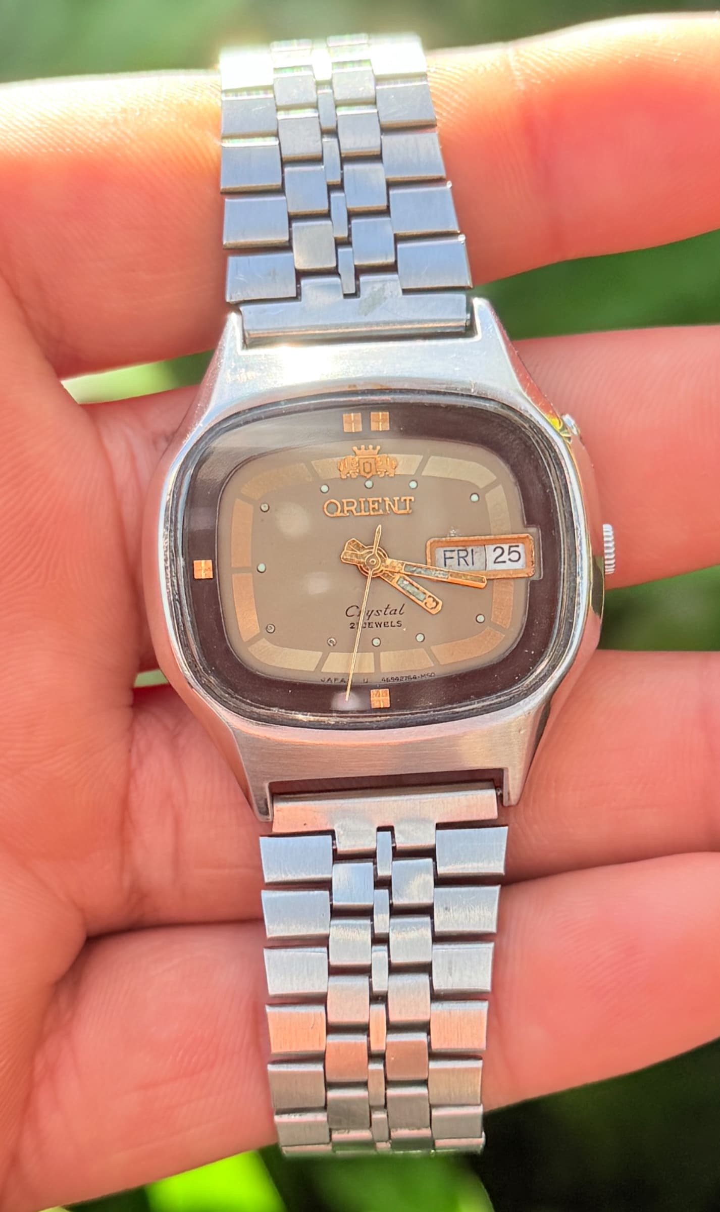 Orient Vintage Orient Crystal 21 Jewels TV-Dial Automatic — photo 3