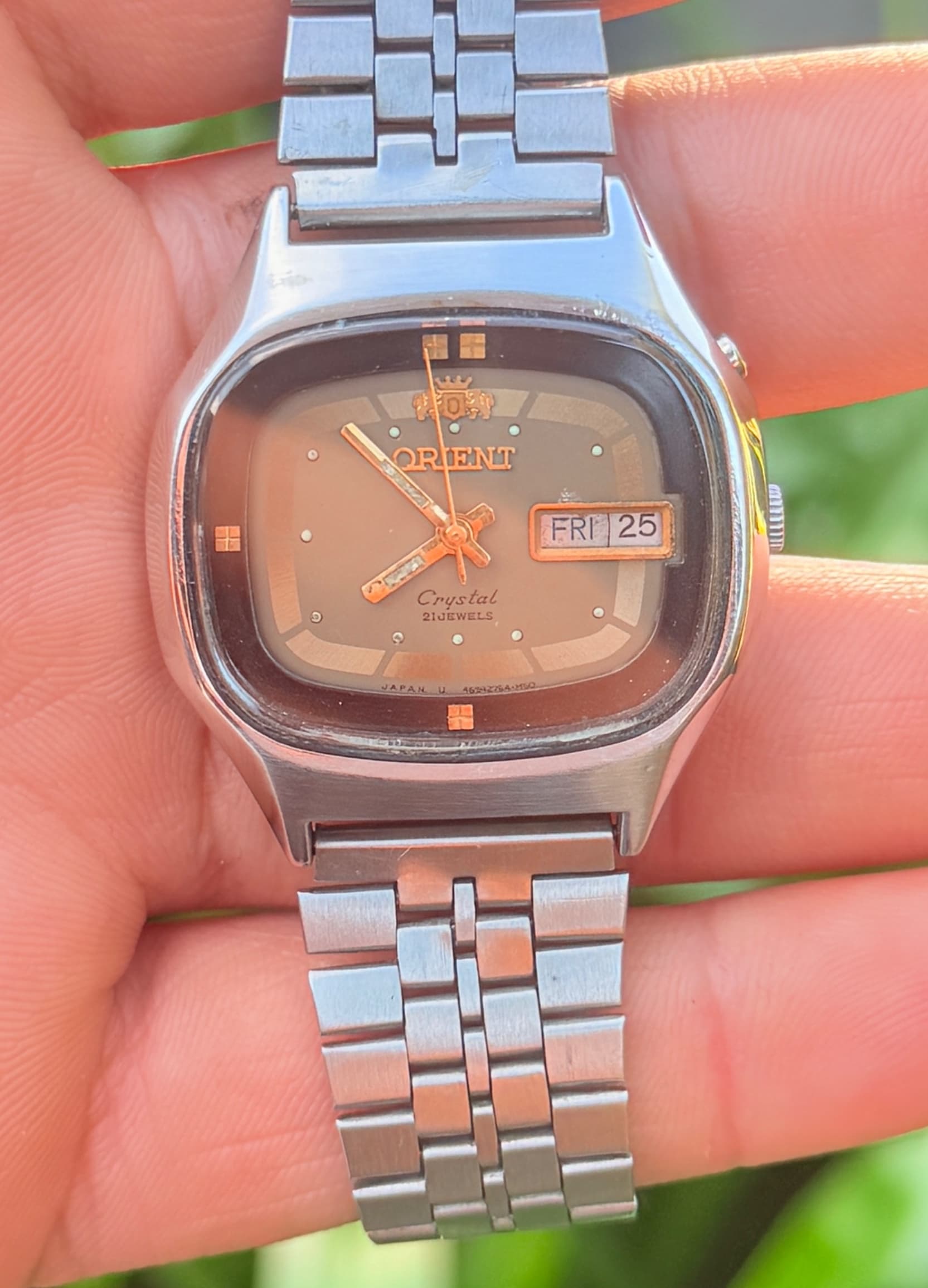 Orient Vintage Orient Crystal 21 Jewels TV-Dial Automatic — photo 2