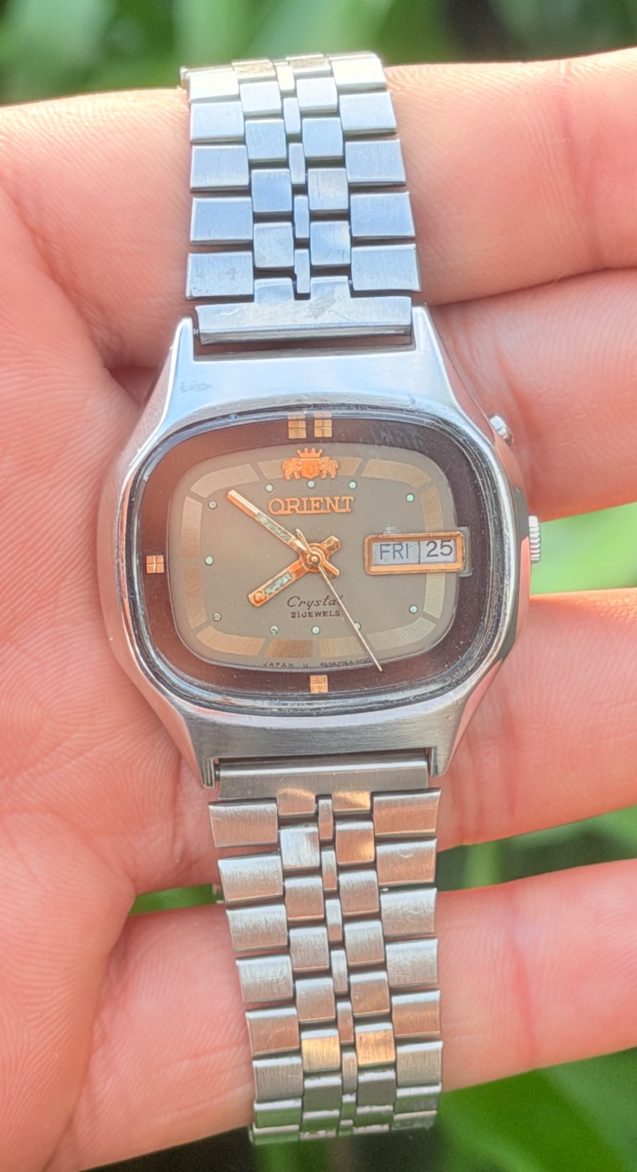 Orient Vintage Orient Crystal 21 Jewels TV-Dial Automatic — photo 4