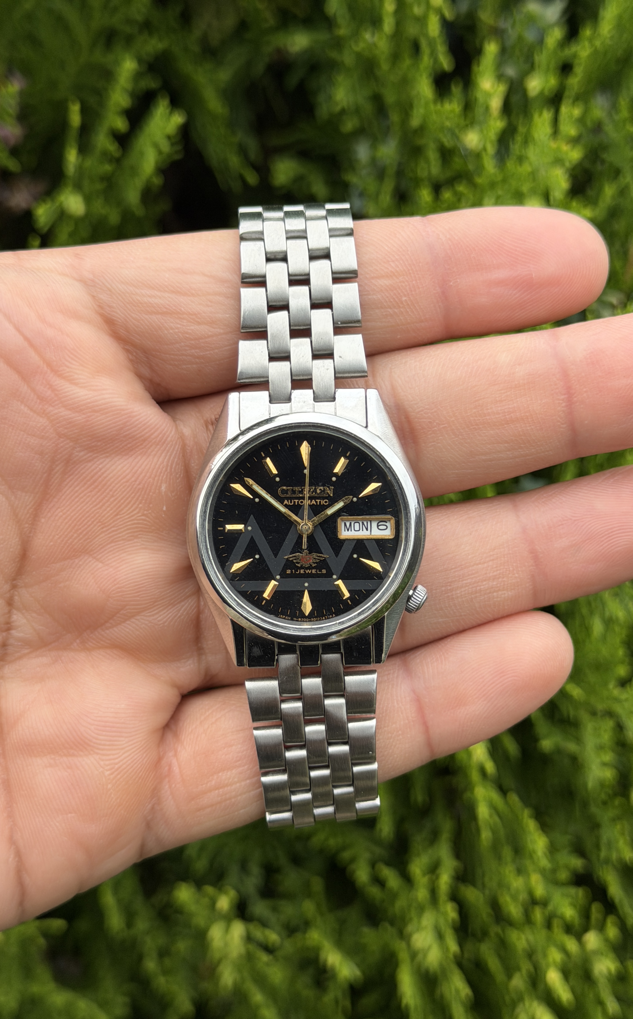 Citizen Automatic Black Dial 21 Jewels — photo 2