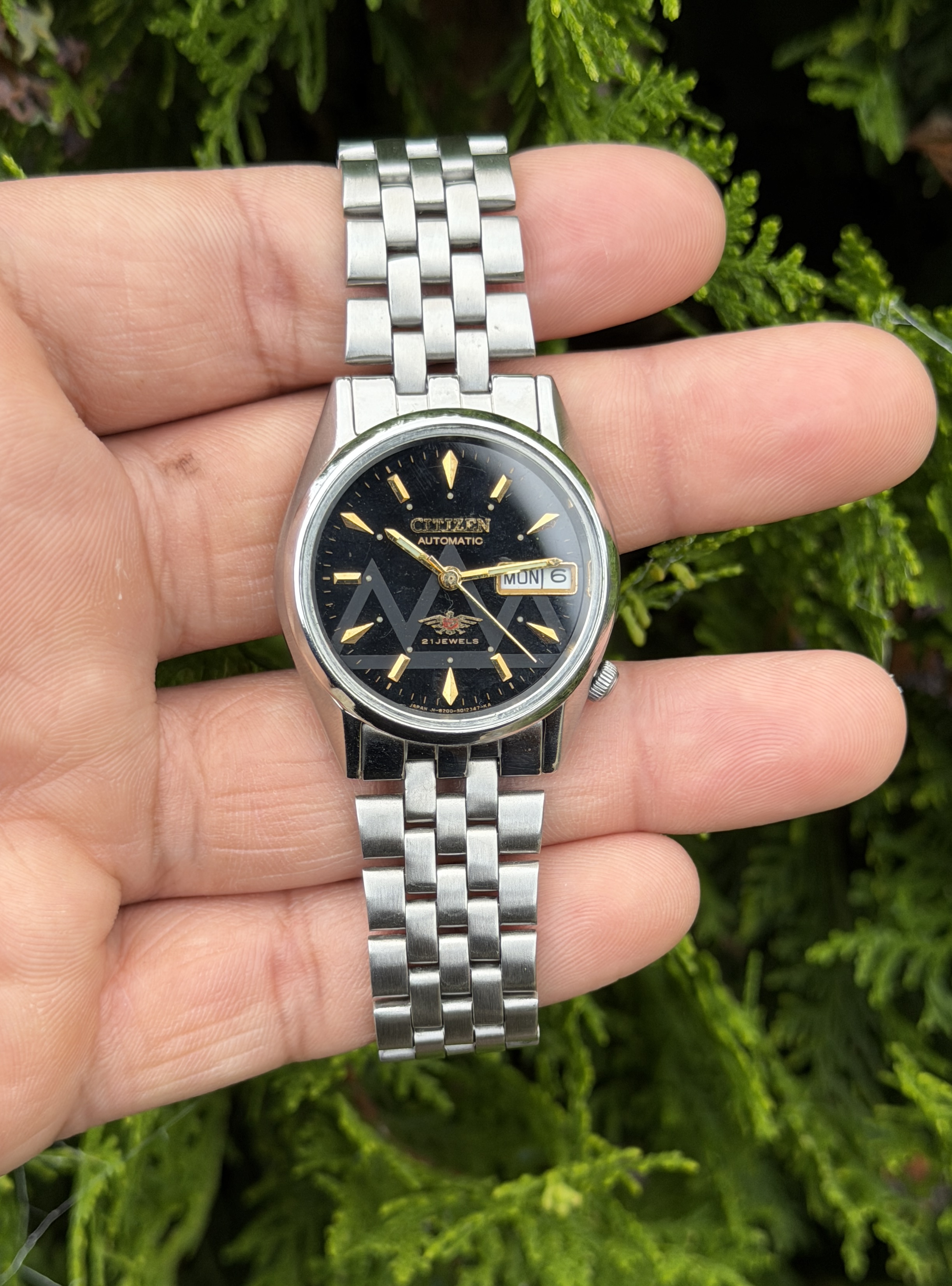 Citizen Automatic Black Dial 21 Jewels — photo 5