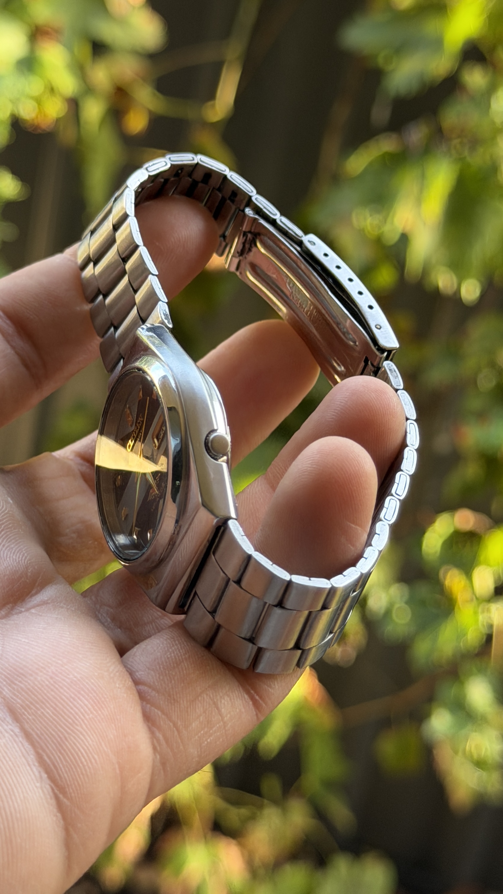 Citizen Automatic Dark Grey & Gold — photo 4