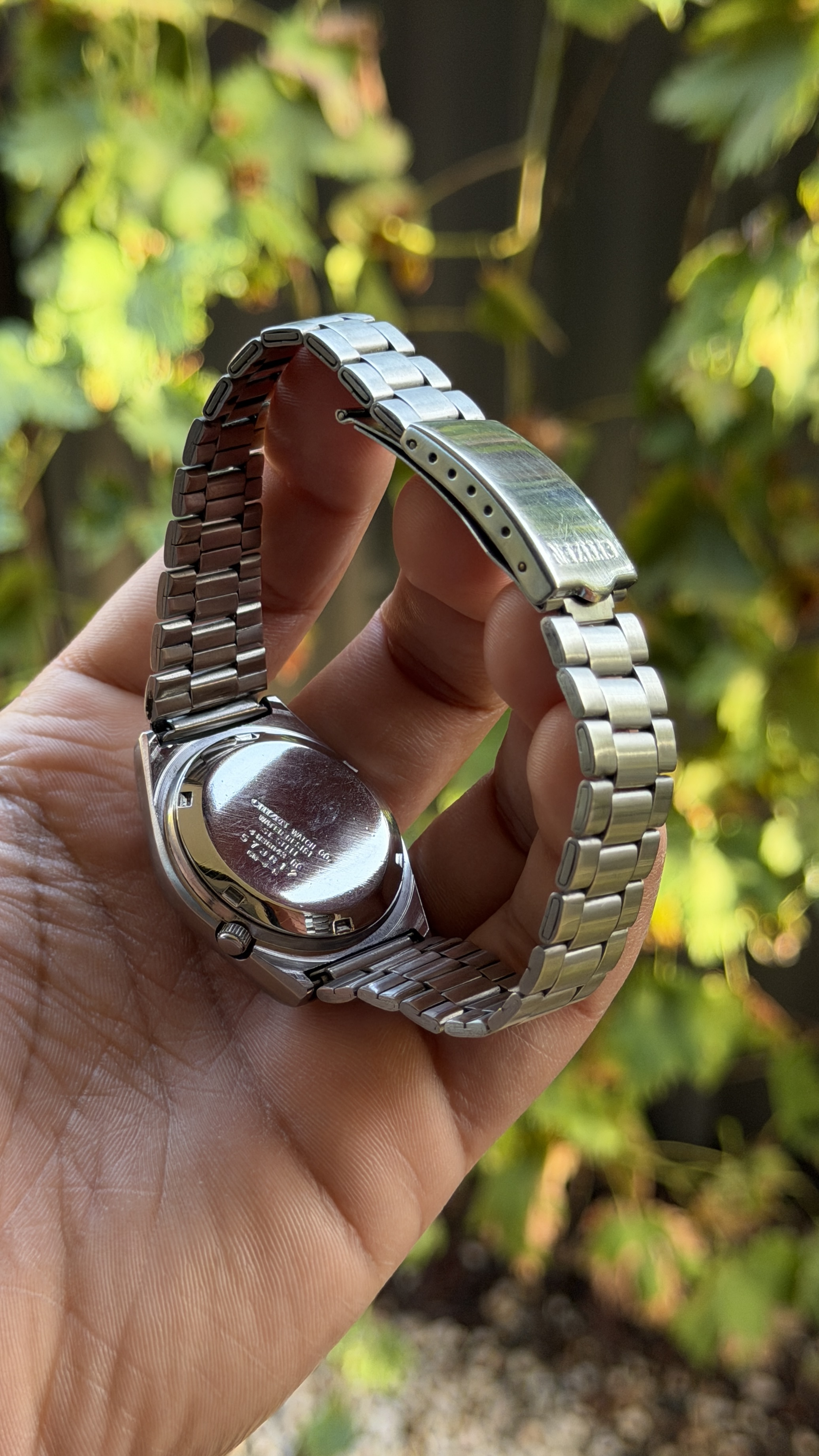 Citizen Automatic Dark Grey & Gold — photo 6